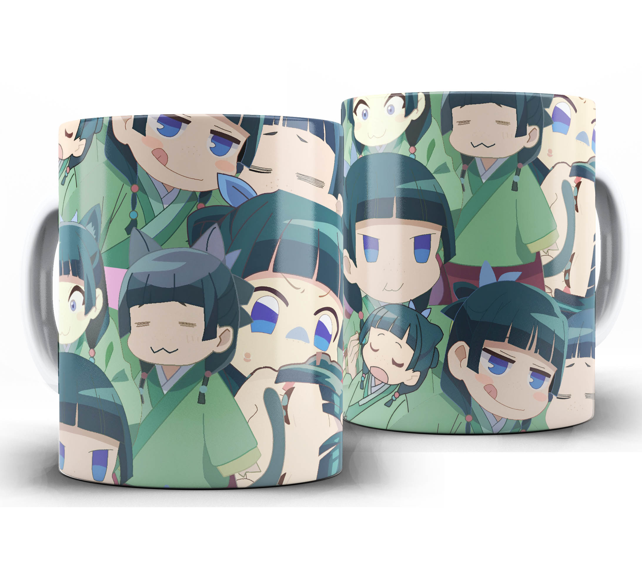Caneca Anime - Diario de Uma Apotecaria W9 - MaoMao Faces